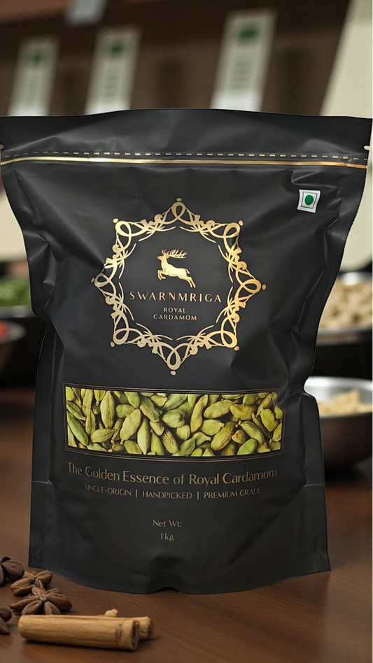 Swarnmriga: Unveiling the Golden Essence of Premium Cardamom