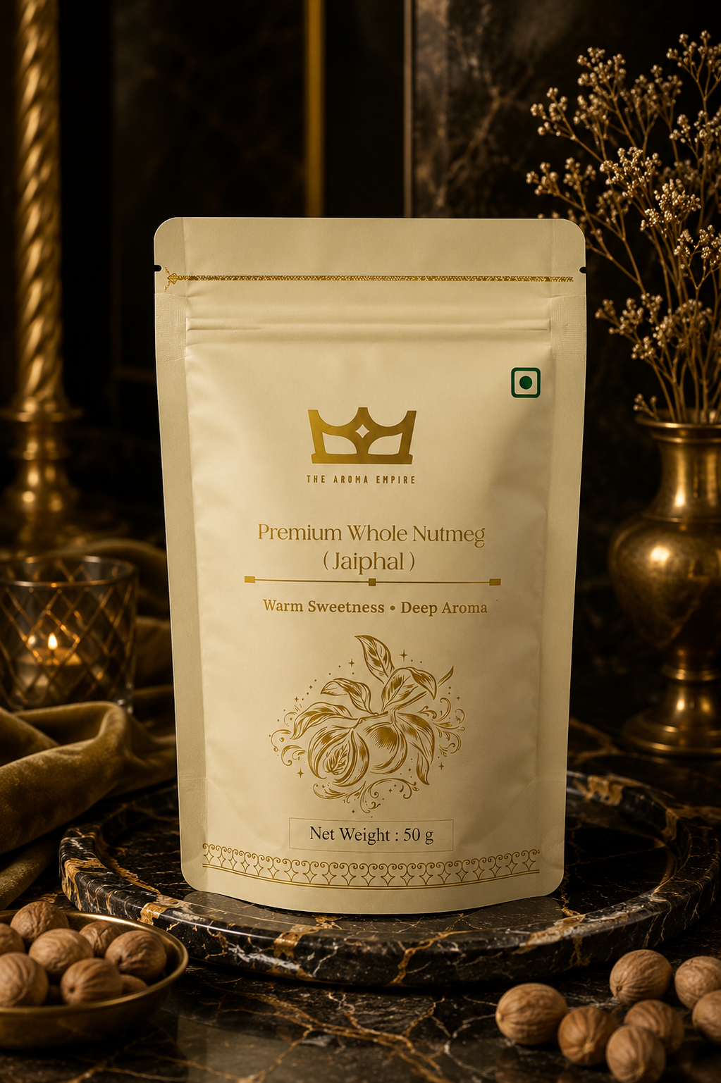 The Aroma Empire Nutmeg 50g | Pack of 1