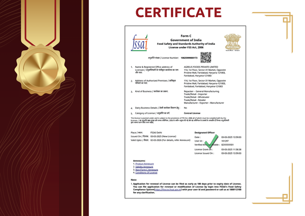 FSSAI Certificate