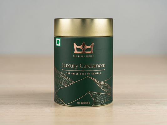 Luxury Green Cardamom 80 g - Premium Whole Elaichi | The Aroma Empire