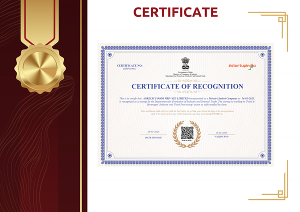 START UP INDIA Certificate